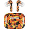 Orange Camo AirPods Skins